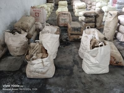 Damaged Stock of Tea of different grade